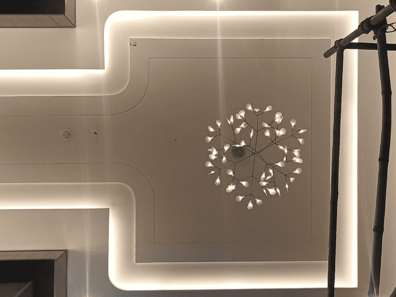 Contemporary Geometric Cove Lighting