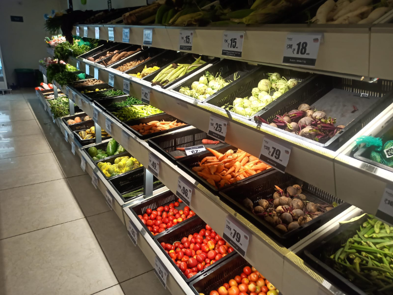 High-Volume Produce Section