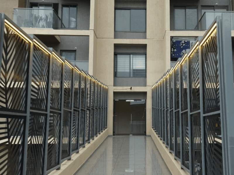 Modern Architectural Entry Path