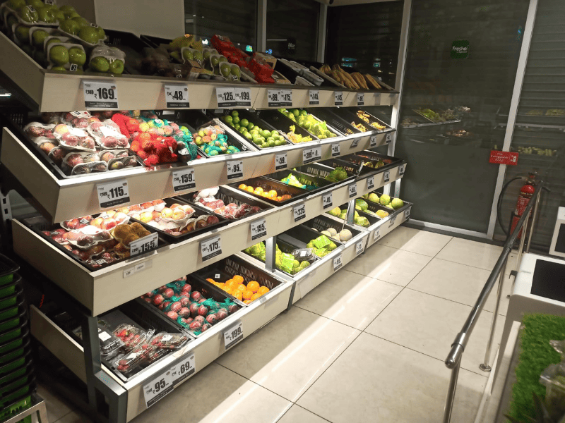 Organized Fresh Produce Display